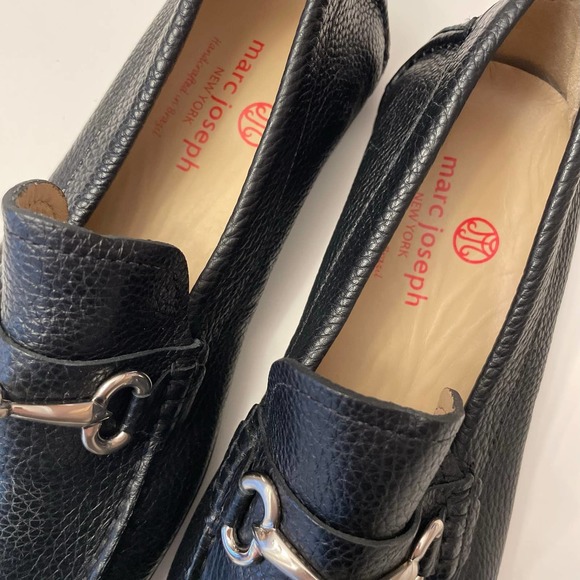 NWOT Marc Joesph New York Wall Street Bit Loafer Driving Shoe Size 9 Black main image 4
